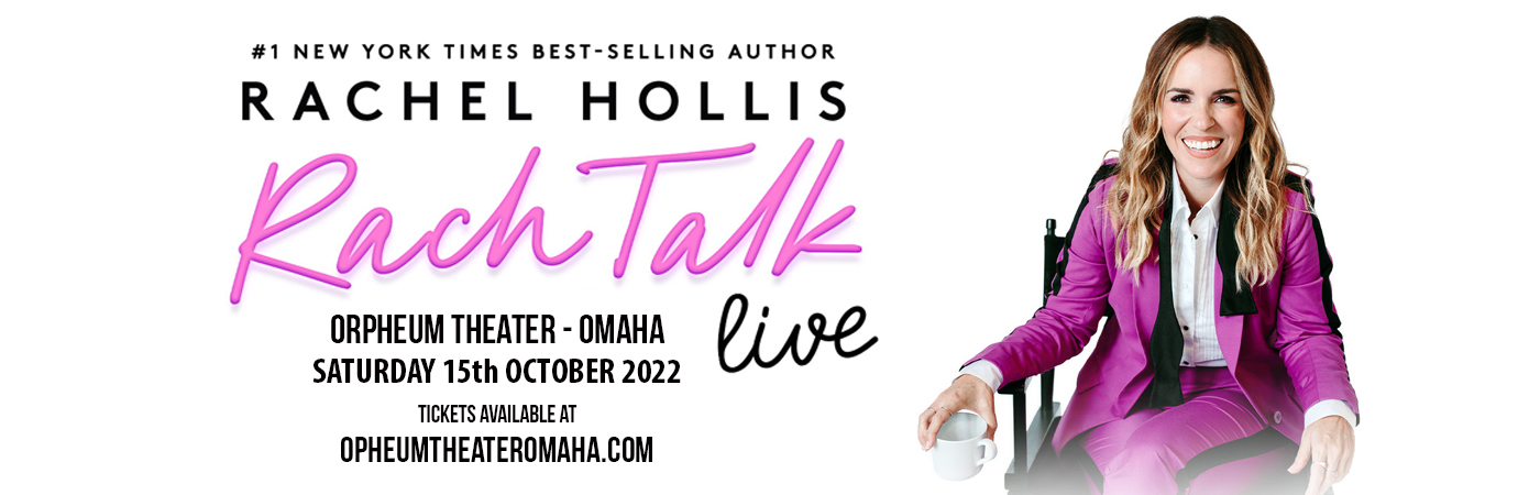 Rachel Hollis: Rach Talk Live! [CANCELLED] at Orpheum Theater - Omaha