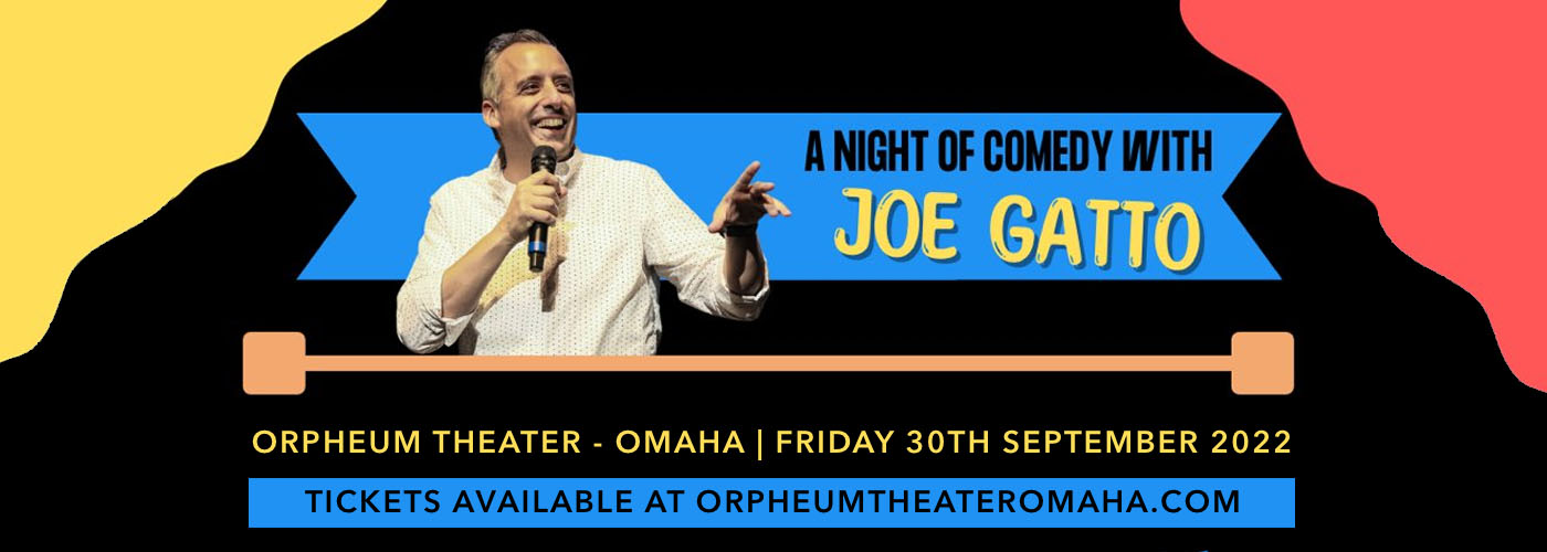 Joe Gatto at Orpheum Theater - Omaha